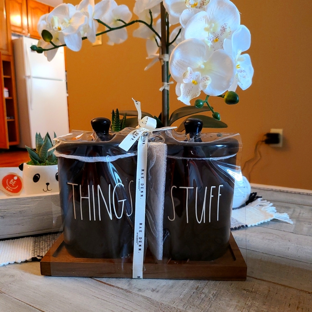 Rae dunn Things Stuff organizer